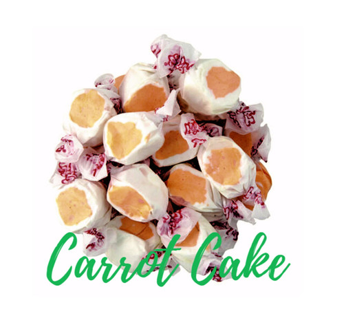 Frosted Carrot Cake Salt Water Taffy Candy - 8 oz. of the World's Best Taffy! Santas Christmas World Free Shipping over 35 dollar orders Frosted Carrot Cake Salt Water Taffy Candy - 8 oz. of the World's Best Taffy! Santas Christmas World Free Shipping over 35 dollar orders