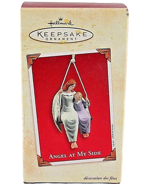 Hallmark Angel At My Side Hallmark Ornament  Santas Christmas World Free Shipping over 35 dollar orders