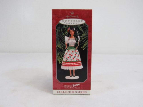  Hallmark Keepsake Ornament 1998 Mexican Barbie Dolls of the World  Santas Christmas World Free Shipping over 35 dollar orders