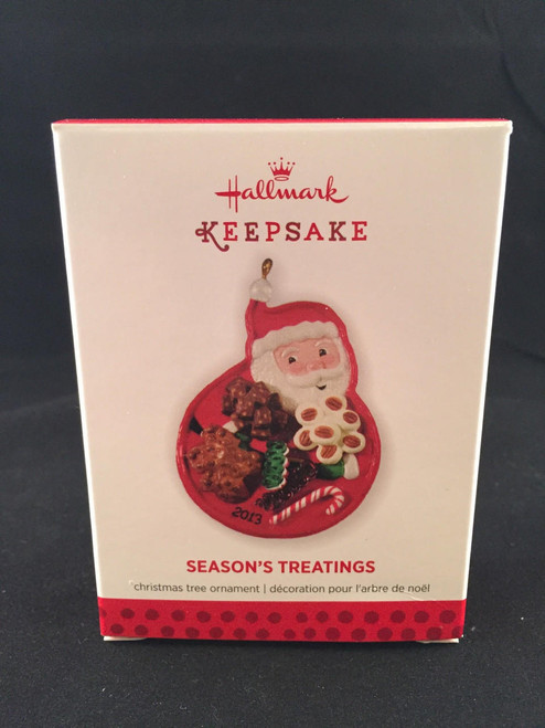  Hallmark Keepsake Ornament Seasons's Treatings 5th in Series  Santas Christmas World Free Shipping over 35 dollar orders