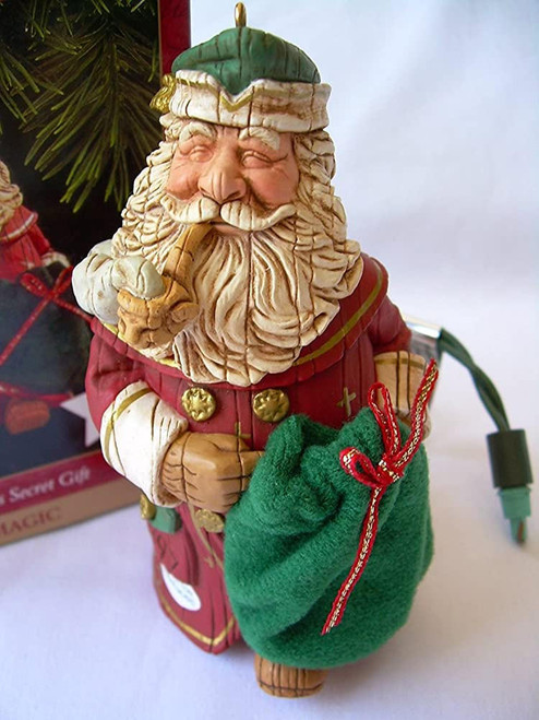 Hallmark Santa's Secret Gift - Musical 1997 Hallmark Keepsake Ornament  Santas Christmas World Free USA shipping orders over $35