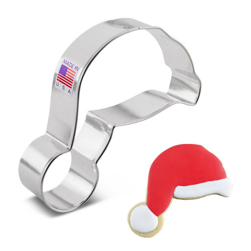 Ann Clark Santa Hat Metal Cookie Cutter  Santas Christmas World Free Shipping over 35 dollar orders