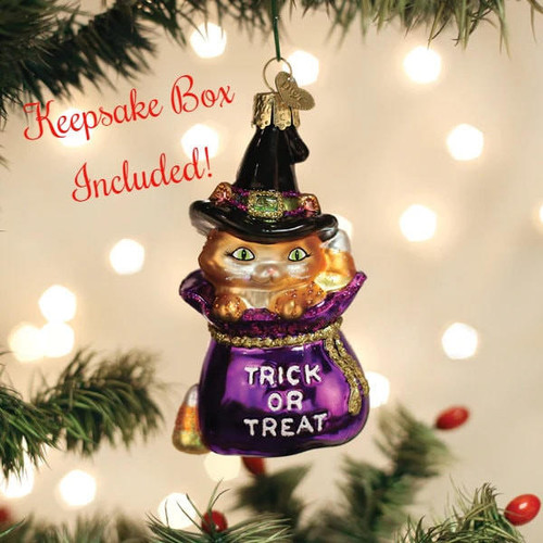 Trick or Treat Halloween Kitty Christmas Tree Ornament With Keepsake Box | Old World Christmas | Free USA Shipping! Santas Christmas World Free Shipping over 35 dollar orders Trick or Treat Halloween Kitty Christmas Tree Ornament With Keepsake Box | Old World Christmas | Free USA Shipping! Santas Christmas World Free Shipping over 35 dollar orders