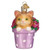  Kitten In Flower Pot Christmas Tree Ornament With Keepsake Box | Old World Christmas | Free USA Shipping!  Santas Christmas World Free Shipping over 35 dollar orders