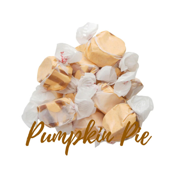 Pumpkin Pie Salt Water Taffy | 8 oz. of the World's Best Taffy!  Santas Christmas World Free Shipping over 35 dollar orders  Pumpkin Pie Salt Water Taffy | 8 oz. of the World's Best Taffy!  Santas Christmas World Free Shipping over 35 dollar orders