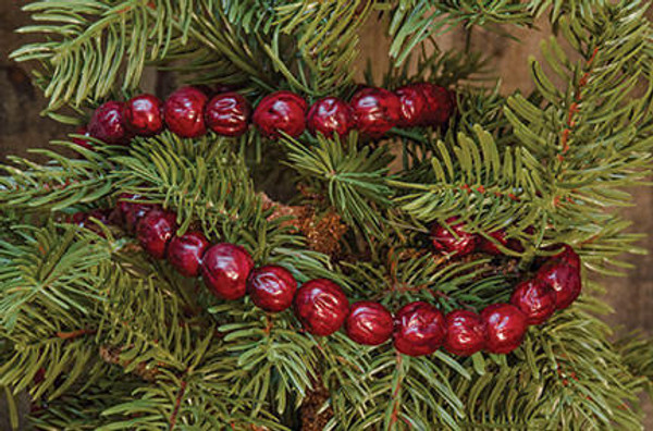 SHCW Cranberry Garland  Santas Christmas World Free USA shipping orders over $35