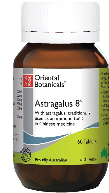 Oriental Botanicals Astragalus 8 60 Tablets