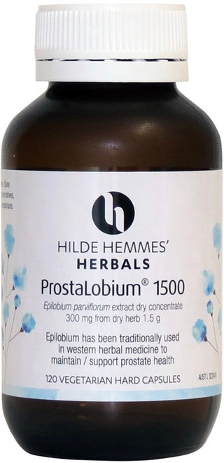 Hilde Hemmes Herbals Prostalobium 1500mg 120 Capsules maintains normal prostate and urinary tract function -  Very popular in Spain!