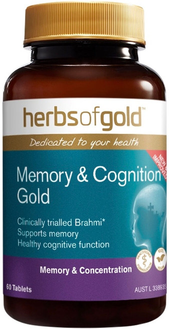 Herbs of Gold Memory and Cognition Gold 60 Tabs