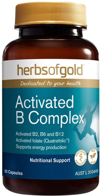 Herbs of Gold Activated B Complex 60 Caps