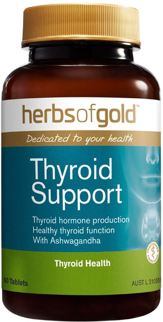 Herbs of Gold Thyroid Support 60 Tabs
