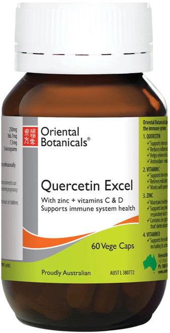 Oriental Botanicals Quercetin Excel 60 Capsules