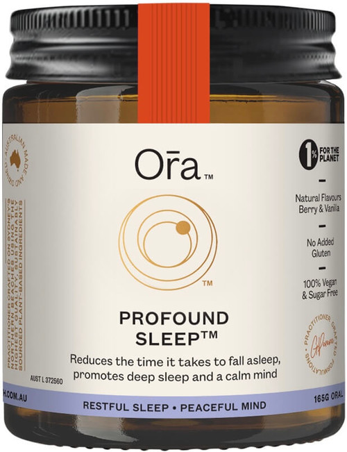 Ora Profound Sleep 165g with medicinal herbs promotes restful sleep and eases a busy mind