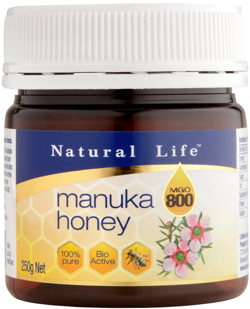 Natural Life 100% Pure Bio-Active Manuka Honey MGO 800 250g