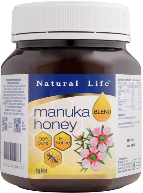 Natural Life 100% Pure Bio-Active Manuka Honey Blend 1kg