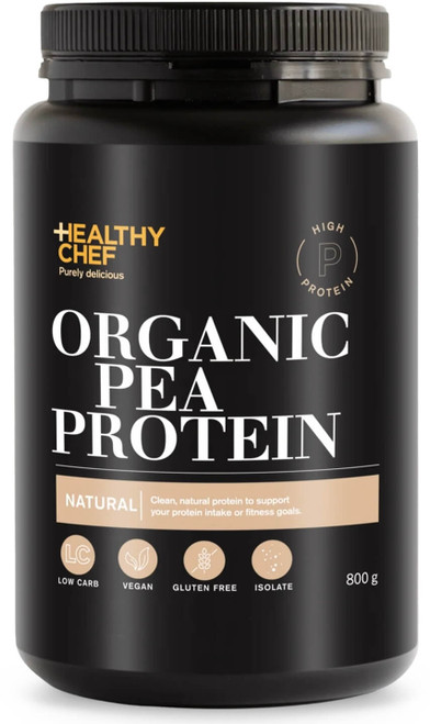 The Healthy Chef Organic Pea Protein Natural 800g