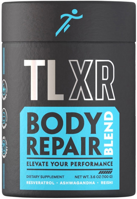Teelixir TLXR Body Repair Blend 100g adaptogenic tonic for muscle recovery, joint comfort and stress relief