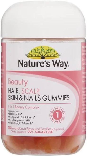 Nature's Way Hair, Scalp, Skin & Nails Shot 45 Gummies x 3 Pack = 135 Gummies Nature's Way Hair, Scalp, Skin & Nails Shot 45 Gummies x 3 Pack = 135 Gummies