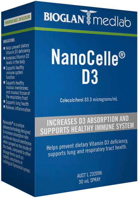 Bioglan Medlab NanoCelle D3 30ml