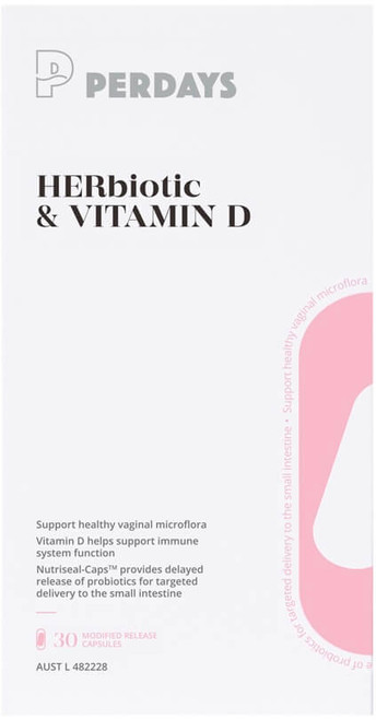 Perdays HERbiotic & Vitamin D 30 Caps
