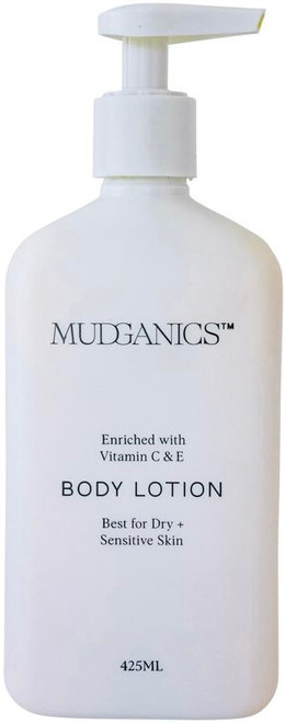 Mud Organics Body Lotion 425ml Vitamin C, Vitamin E and Sea Buckthorn for deep hydration