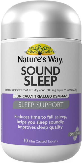 Nature's Way Sound Sleep 30 Tabs x 3 Pack = 90 Tabs