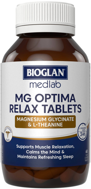 Bioglan Medlab Mg Optima Relax 60 Tabs