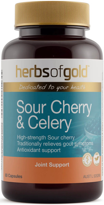Herbs of Gold Sour Cherry & Celery 60 Caps