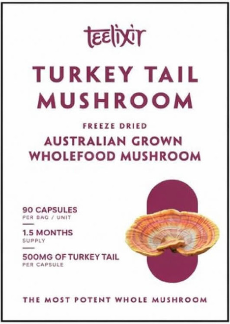 Teelixir Turkey Tail Mushroom 90 Caps