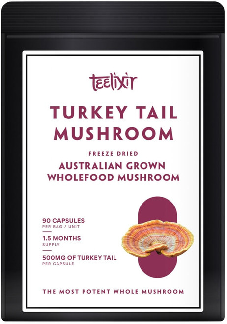 Teelixir Turkey Tail Mushroom 90 Caps