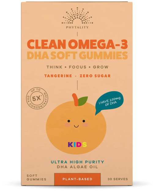 Phytality Kids Clean Omega-3 DHA 30 Soft Gummies