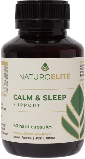 NaturoElite Calm & Sleep Support 60 Caps