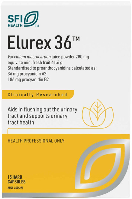 SFI Health Elurex 36 15 Capsules