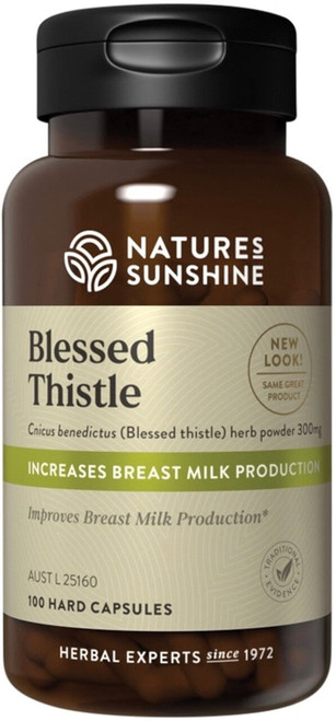 Nature's Sunshine Blessed Thistle 300mg 100 Capsules