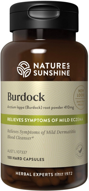 Nature's Sunshine Burdock 410mg 100 Capsules