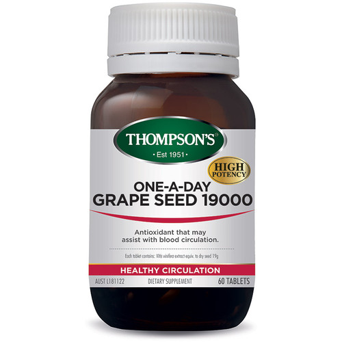Thompsons One-a-Day Grape Seed 19000mg 60 Tablets
