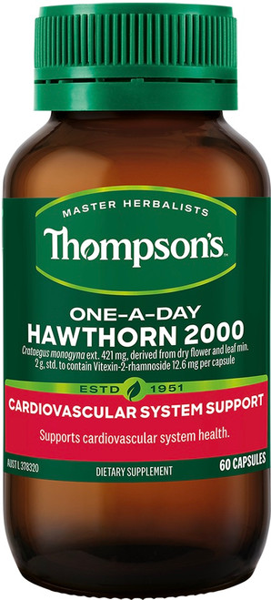 Thompsons One-a-Day Hawthorn 2000mg 60 Capsules