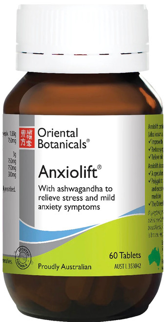 Oriental Botanicals Anxiolift 60 Tablets