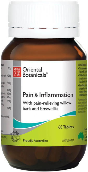 Oriental Botanicals Pain & Inflammation 60 Tablets