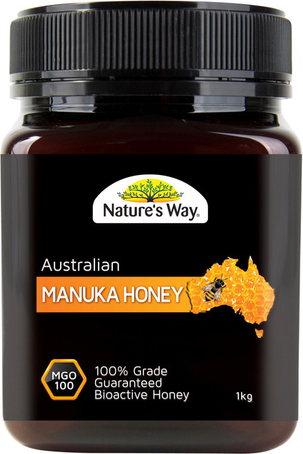 Nature's Way Manuka Honey 100MGO 1kg x 3 Pack