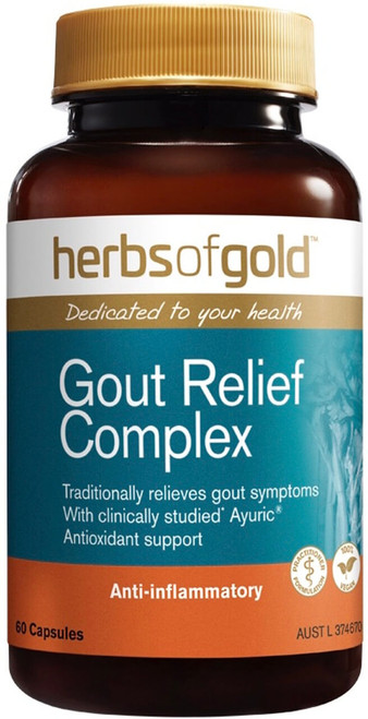 Herbs of Gold Gout Relief Complex 60 Caps