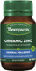 Thompsons Organic Zinc 80 Tablets x 2 Pack = 160 Tabs
