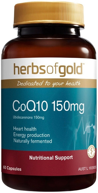 Herbs of Gold CoQ10 150 mg 60 caps