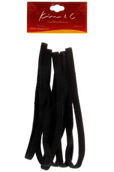 KIM &amp; C 6pcs Elastic Headbands [Thick &amp; Long]