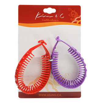 KIM &amp; C 2pcs Flexible Comb Hair Clips