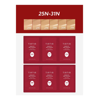 TIRTIR Mask Fit Red Cushion 6 Shade Trial Kit (1g/6pc)