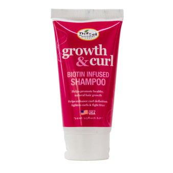 Difeel(Sunflower) Growth &amp; Curl Biotin Infused Shampoo - 2.5oz