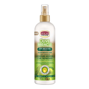 AFRICAN PRIDE Olive Miracle Moisture Restore Curl Refresher (12oz)