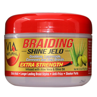 VIA NATURAL Braiding Shine Jelo (8oz)