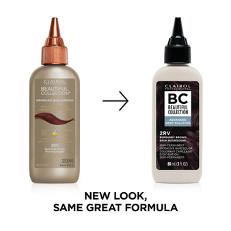 Beautiful Collection Advanced Gray Solution – Semi-Permanent Gray Blending Hair Color (3oz)